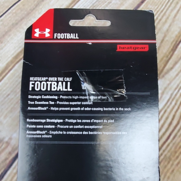 Football socks over the calf sz 4-8 1/2 - Picture 2 of 2